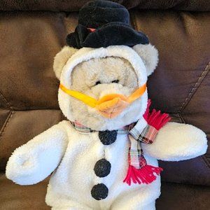 Snowman Music Player Starbucks Bearista Bear / 8th Edition / Larger Size